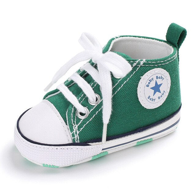 GREEN BABY SHOES